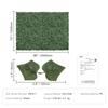 Ivy Privacy Fence, 1830 x 2440 mm Artificial Green Wall Screen, Greenery Ivy Fence with Mesh Cloth Backing and Strengthened Joint, Faux Hedges Vine
