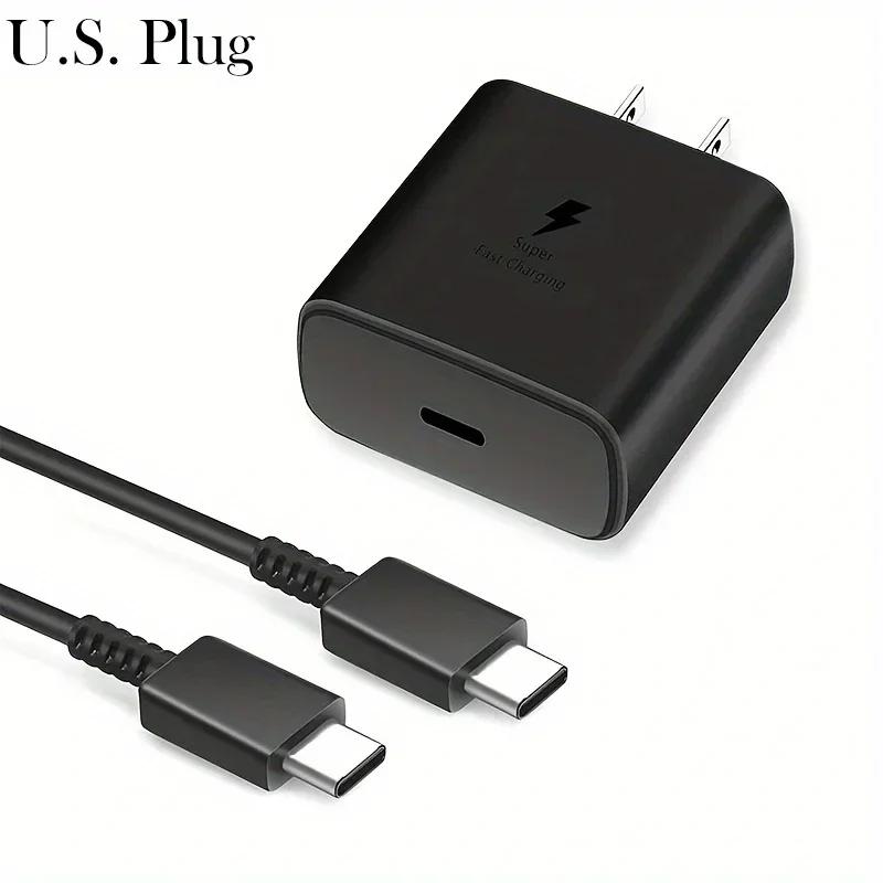 Быстрое зарядное устройство для Samsung Galaxy S22, совместимое с Samsung Galaxy Ultra/S21 Plus/S21/S20/S20 Ultra/Note 20/S10