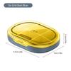6 Grid Portable Eight Grid Sub Packing Large Capacity Pill Box Sealed Moisture Proof Pill Storage Box Folding Waterproof Pill