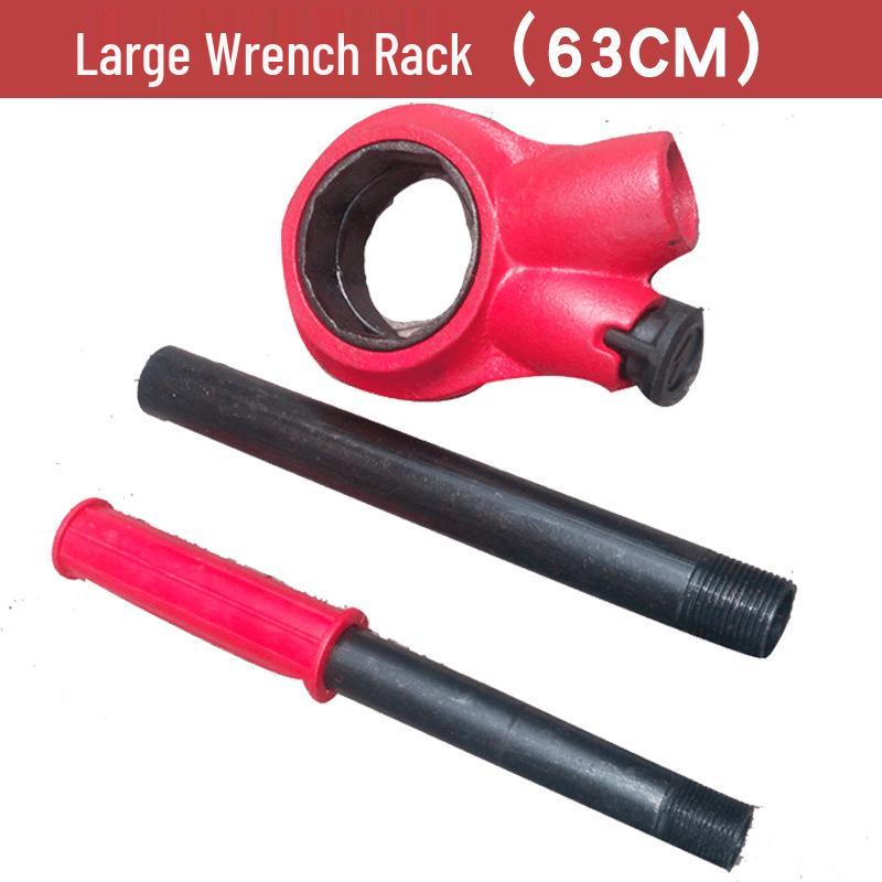 Durable 1/2-4 inch Manual Pipe Threader for Iron, Galvanized, and Water Pipes