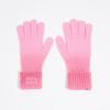 BIMBA Y LOLA Pastel Pink Logo Gloves B246AIG003PKB