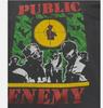 Винтажная черная хлопковая футболка унисекс с принтом хип-хоп группы Public Enemy, все размеры