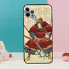 Японский чехол для телефона Самурай для iPhone 17 Air 16 15 14 12 11 13 Pro Max 12 13 mini 15 16 Plus 16e Чехол Coque
