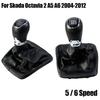 Для Skoda Octavia 2 A5 A6 2004-2012 5/6-ступенчатый автомобильный рычаг переключения передач с чехлом из ПУ кожи, ручка переключения