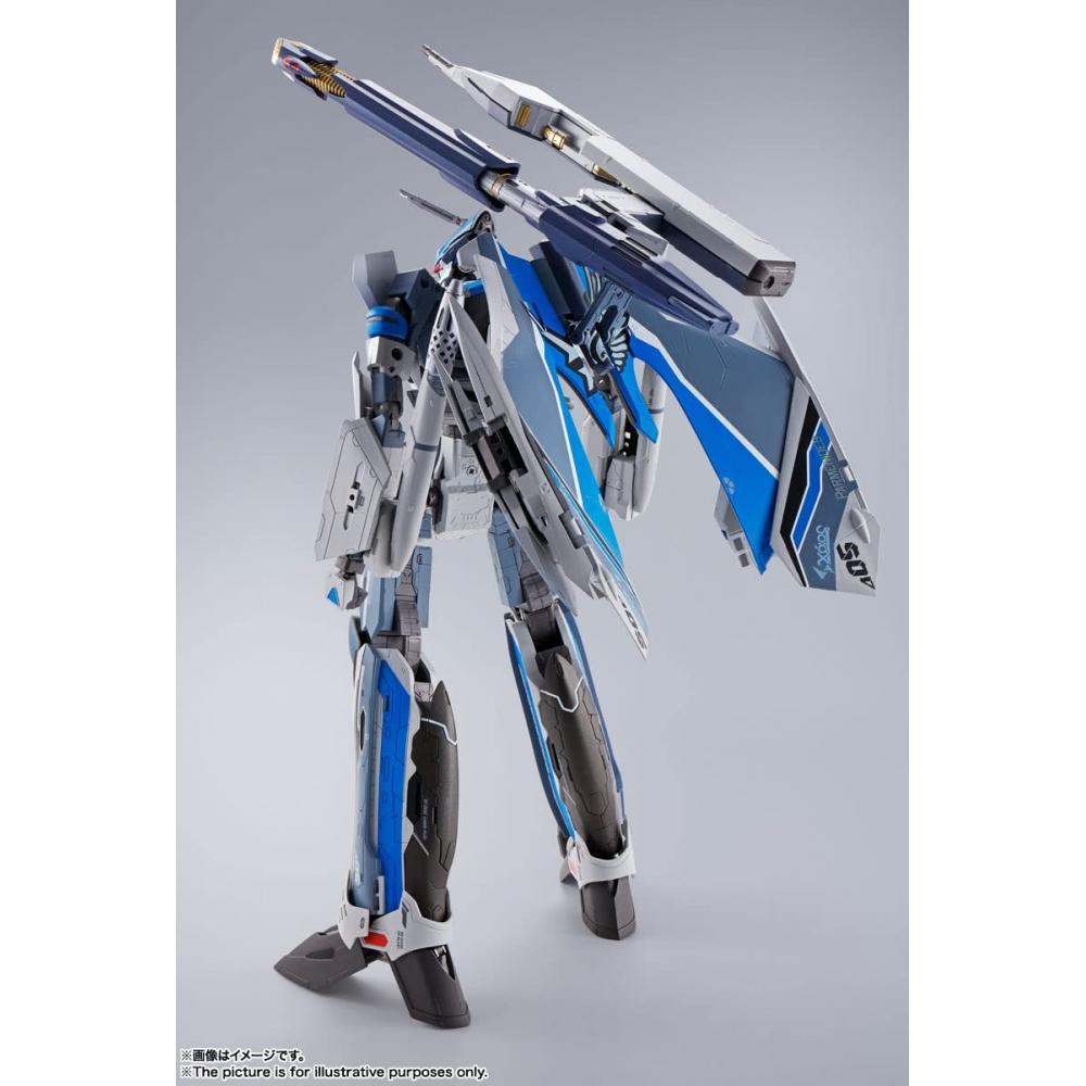 DX Chogokin Macross Delta the Movie Absolute LIVE Первая ограниченная серия VF-31AX Kairos Plus (Машина Хаяте Иммельмана) приблизительно. 260 мм ABS и литье под давлением и P