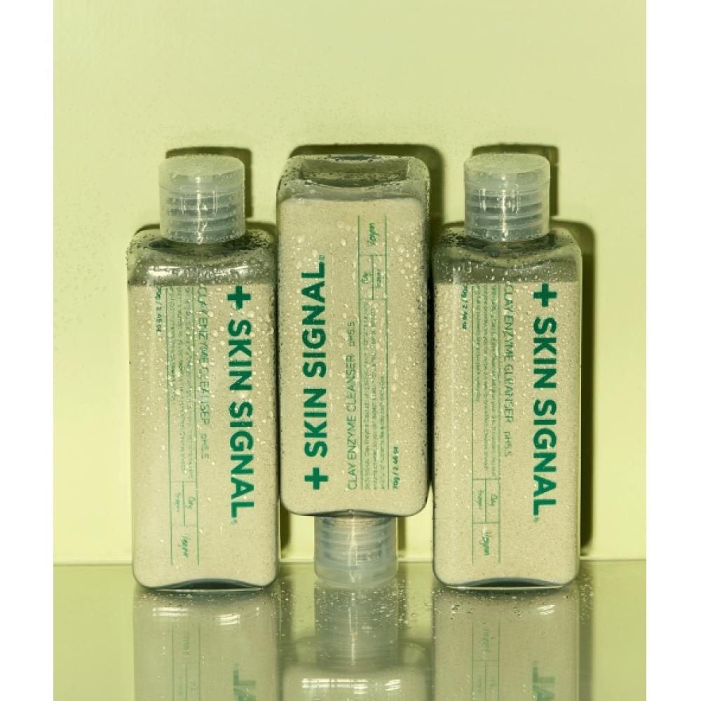 Skinsignal Green Clay Enzyme Cleanser  Pha  Mugwort  + Sachet 2 Pcs