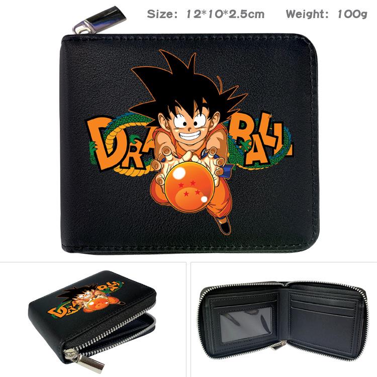 Мультяшный Аниме Dragon Ball Goku Vegeta Портативный Складной Кошелек Короткий Кошелек для Мелочи