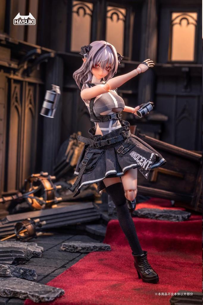 Haski Pocket Art Series PA009 Succubus Sister Friede Standard Approximately 155mm Tall the Top of the Scale Action Figure Made of and Fabric Edition,