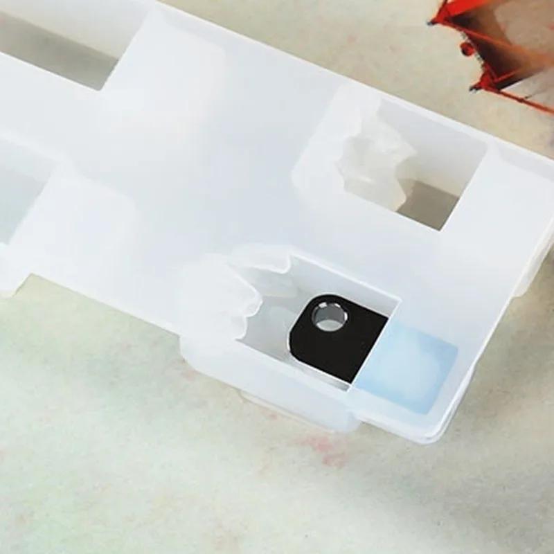 Имитация горы силиконовая форма суккулентные растения небольшой поделочный цветочный горшок бетонный цемент глиняный горшок форма для USB флэш-диска