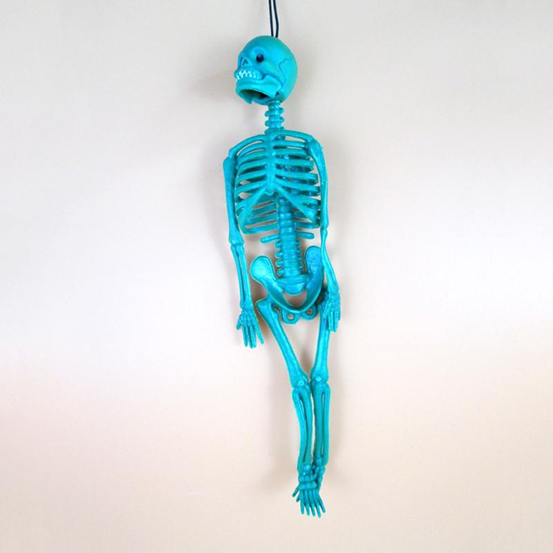 1 шт. страшная модель скелета игрушка на Хэллоуин брелок пластиковая пряжка брелоки многоцветный подарок вечеринка