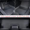 3D коврики для Tesla Model 3 2025 Highland Model Y 2020-2025 Custom Floor Liner Footpads Водонепроницаемые нескользящие напольные ковры
