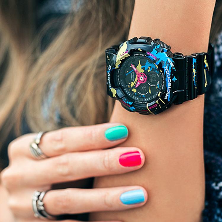 Casio Женские часы BABY-G Черные BA-120SPL-1A BA-120SPL-1A