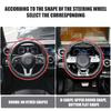 CRCUD1 Universal Car Carbon Fiber Steering Wheel Cover Leather PU Anti Slip For Tesla Model 3 Model Y Model S Model X Cybertruck Coil
