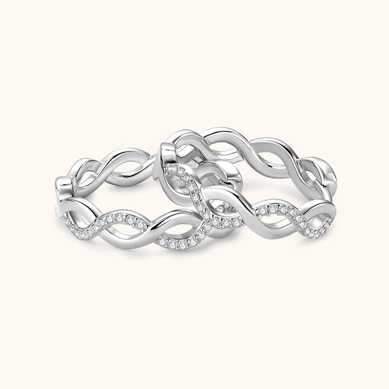 Gica Gema Серьги Explosive Twist Moissanite, женские серьги Niche Design Premium Sense из стерлингового серебра 925 пробы, подарок на День святого Валентина