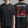 Концертный постер тура Linkin Park From Zero для The O2 Arena в Лондоне, Англия, 24 сентября 2025 года Двусторонная унисекс футболка