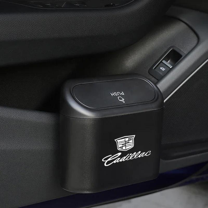 AABHP1 ABS Car Hanging Trash Bin Garbage Bag Storage Box for Cadillac ATS BLS CT4 CT6 CTS ESCALADE STS XLR XT4 XT5 XTS SLS