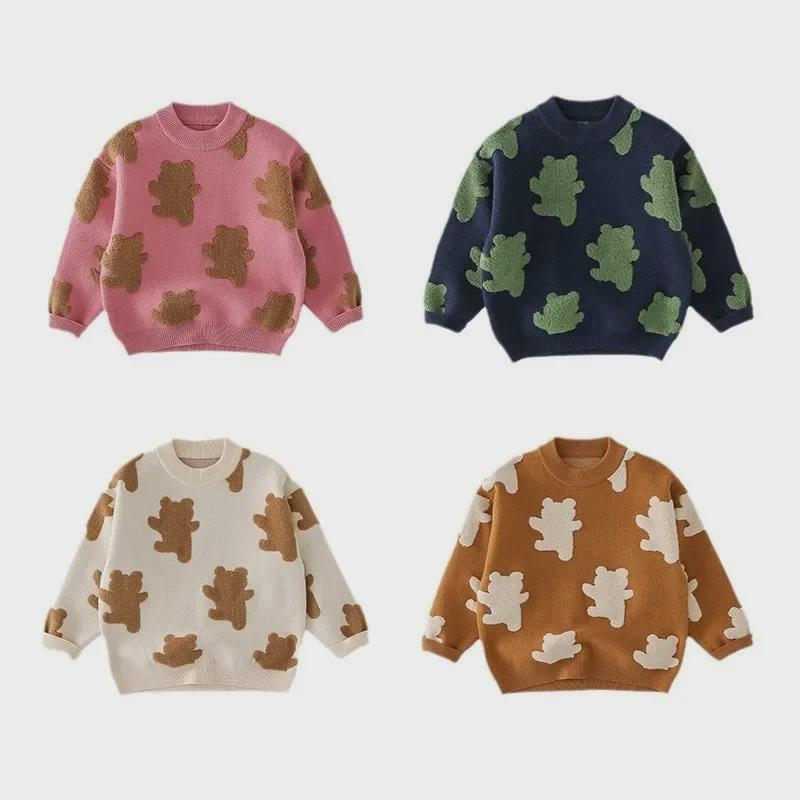 Утолщенный детский вязаный свитер из серии Winter Mountain 2024