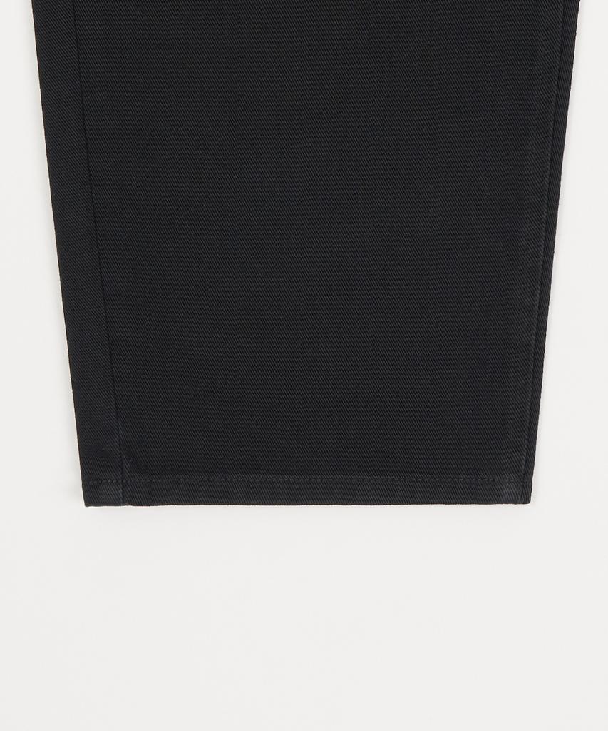 EXCONTAINER Daily Curved Cotton Pants (Black)