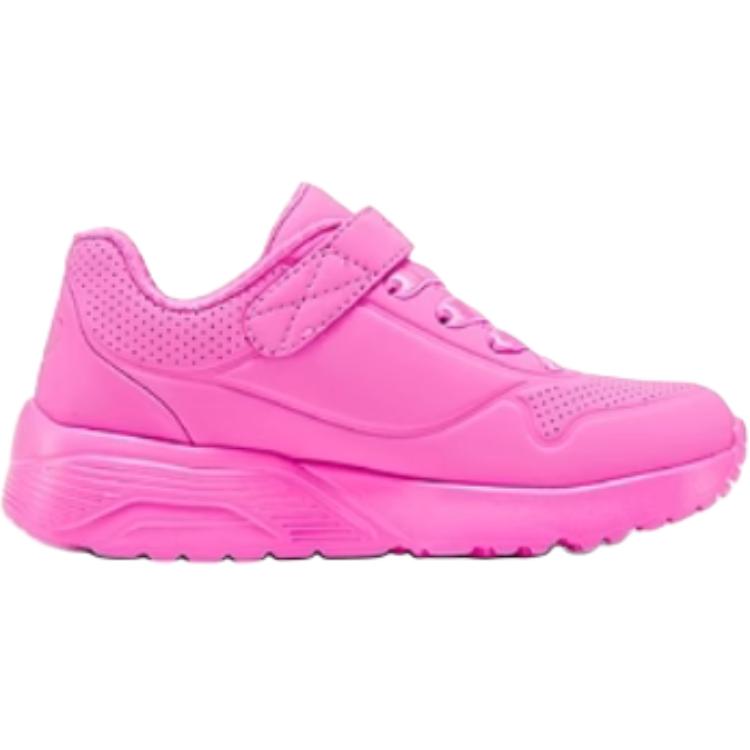 Skechers Детские уличные удобные универсальные нескользящие прочные низкие повседневные кроссовки Детские кроссовки Розовые 310451L-PNK