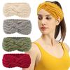 Hair Accessories Soft Knotted Stretch Turban Hair Bands Ear Warmer Headbands for Women Knitted