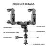 360 Degree Adjustable Car Mount Bracket for Sports Cameras Rearviews Mirror Holder with Enhanceds Stability