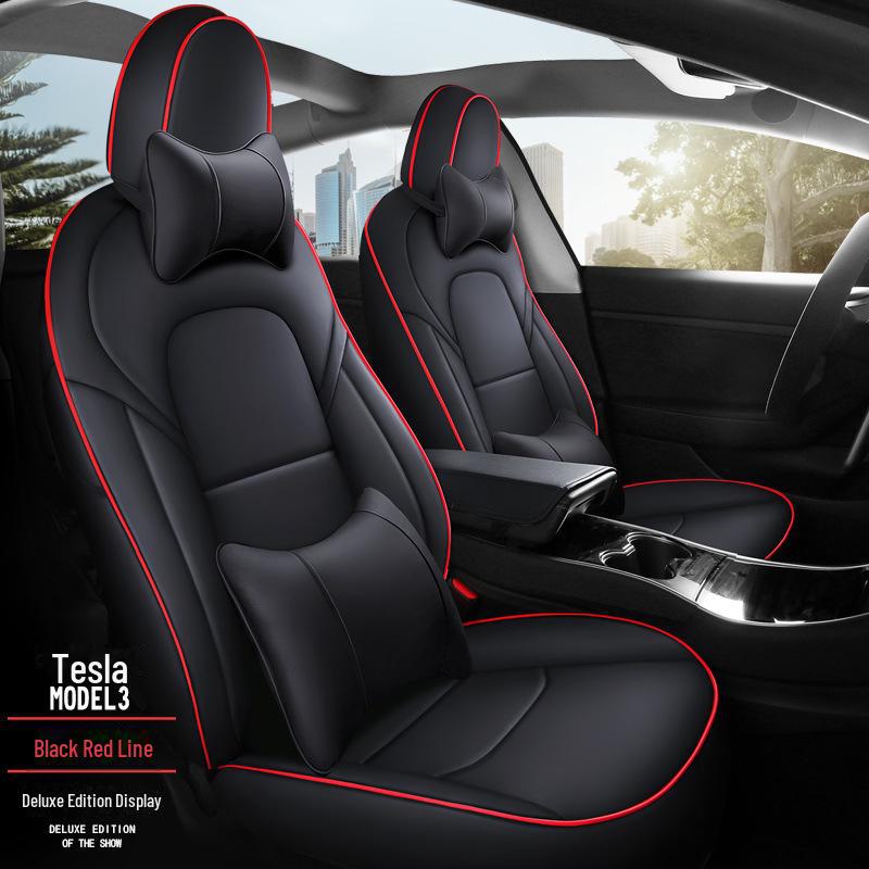 Tesla Model 3 Special Full Surround Five-Seat Leather Seat Cover