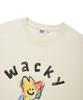 WACKY WILLY Kiki Big Graphic Sweatshirt Cream