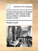 Книга With Critical Notes. a New Edition Corrected. by Robert Lowth,