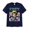 K-pop Zoev Охотники на демонов Аниме Графический принт Футболка Мужская Женская Харадзюку Мода Футболки Оверсайз Повседневные Хлопковые Топы Футболки