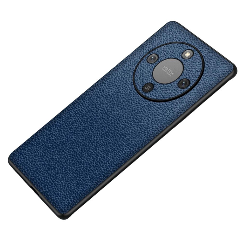 Phone Case For Honor Magic8 Lite 5G / X9d 5G / X70 5G Litchi Texture PU Leather Coated PC + TPU Protective Phone Back Cover