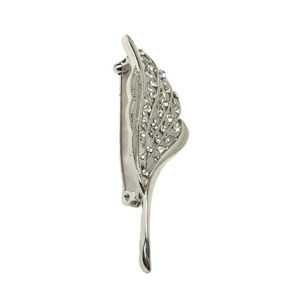 Plated, Stylish, Outing Wedding Brooch Steel Silver Women Used