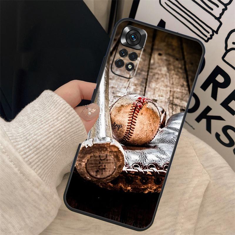Baseball Cover For Xiaomi Redmi Note 14 12 11 10 13 15 Pro Plus Case For Redmi 15 15C 14C 10C 12C 13C