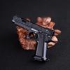 Mini 1:3 Alloy TTI G34 Pistol Model Keychain Detachable Fake Gun Collection Bag Pendants Fidget Toy Party Gift for Adult Boy