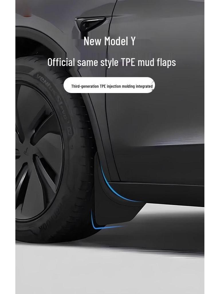 Invisible Mudguard for Tesla Model Y/3 Facelift - Hidden Car Decoration Accessories