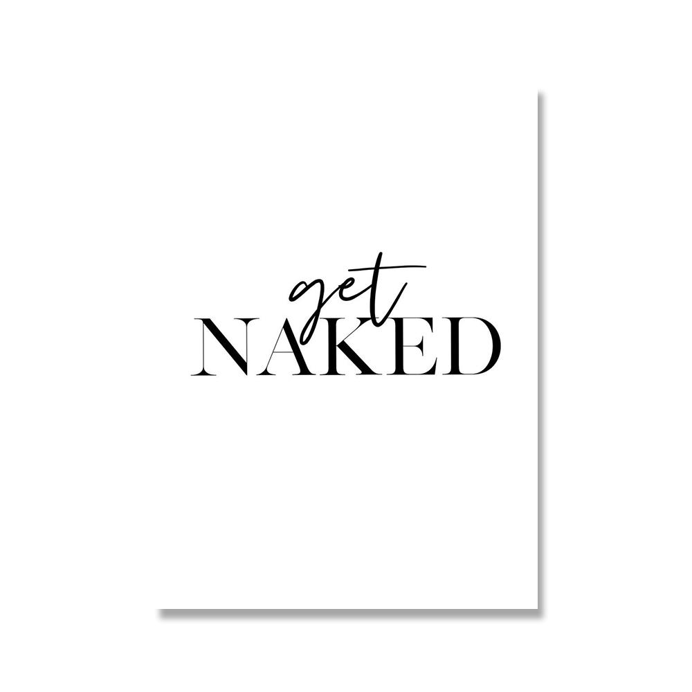 Хорошие вибрации принты вдохновляющие цитаты постеры Get Naked минималистская картина на холсте Рожденный сиять Современное настенное искусство Декор гостиной
