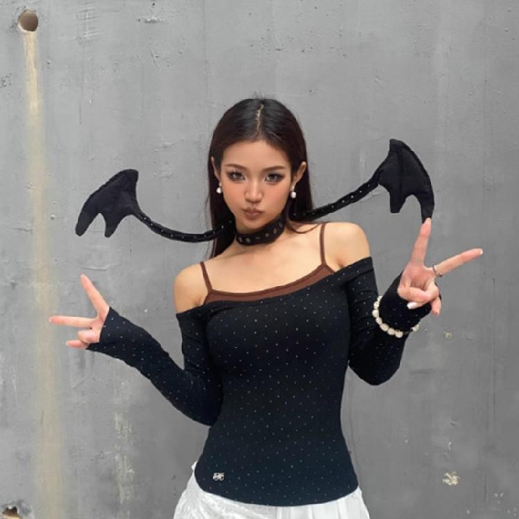 Модные Чокеры с Крыльями Ангела и Дьявола Модный Аксессуар для Авантюрных Душ Стильные Наряды Повседневная Одежда