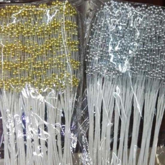 10Pcs/Set Flower Bunch Ravishing for Living Room No Withering Stems Handmade Faux Pearl Bead Spray Wedding Bouquet Beautiful