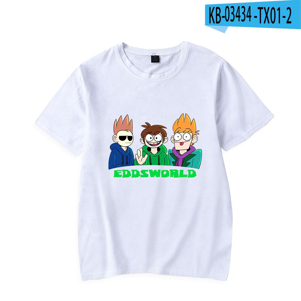 2024 Футболка Eddsworld Женская Унисекс Летняя С Коротким Рукавом Модные Футболки Горячая Распродажа Повседневная Уличная Одежда Топы