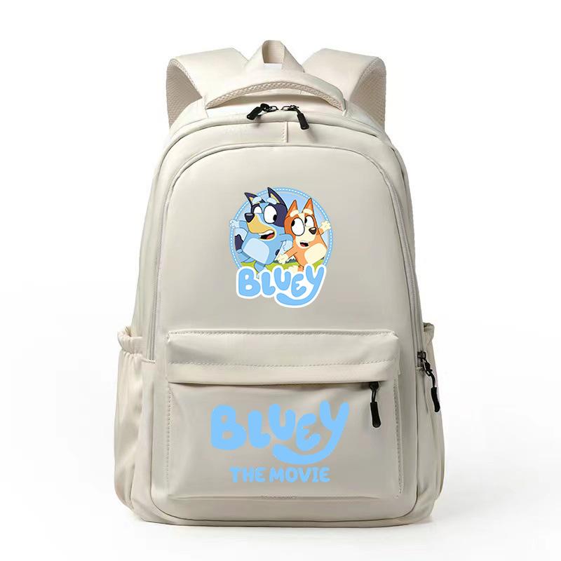Забавный мультяшный рюкзак в стиле Bluey College, школьный рюкзак для отдыха, снижающий нагрузку на ученика