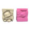 Cute Panda Shaped Planter Mold Flowerpots Molds Silicone Concrete Mould Hand-Making Supplies for Flowerpot Crafting