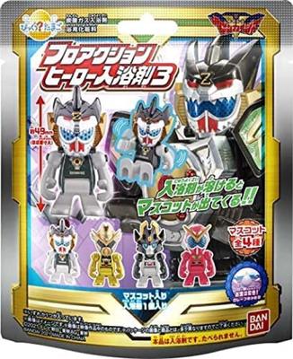 Bikkura Tamago Kikai Sentai Zenkaiger Flo Action Hero Соль для ванн, 3 коробки, 15 упаковок