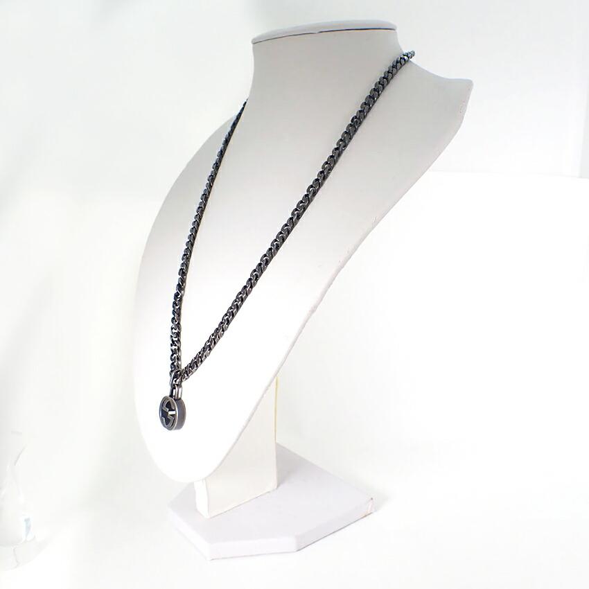 [Б/у] GUCCI 925 кулон/ожерелье Interlocking G/g454-86