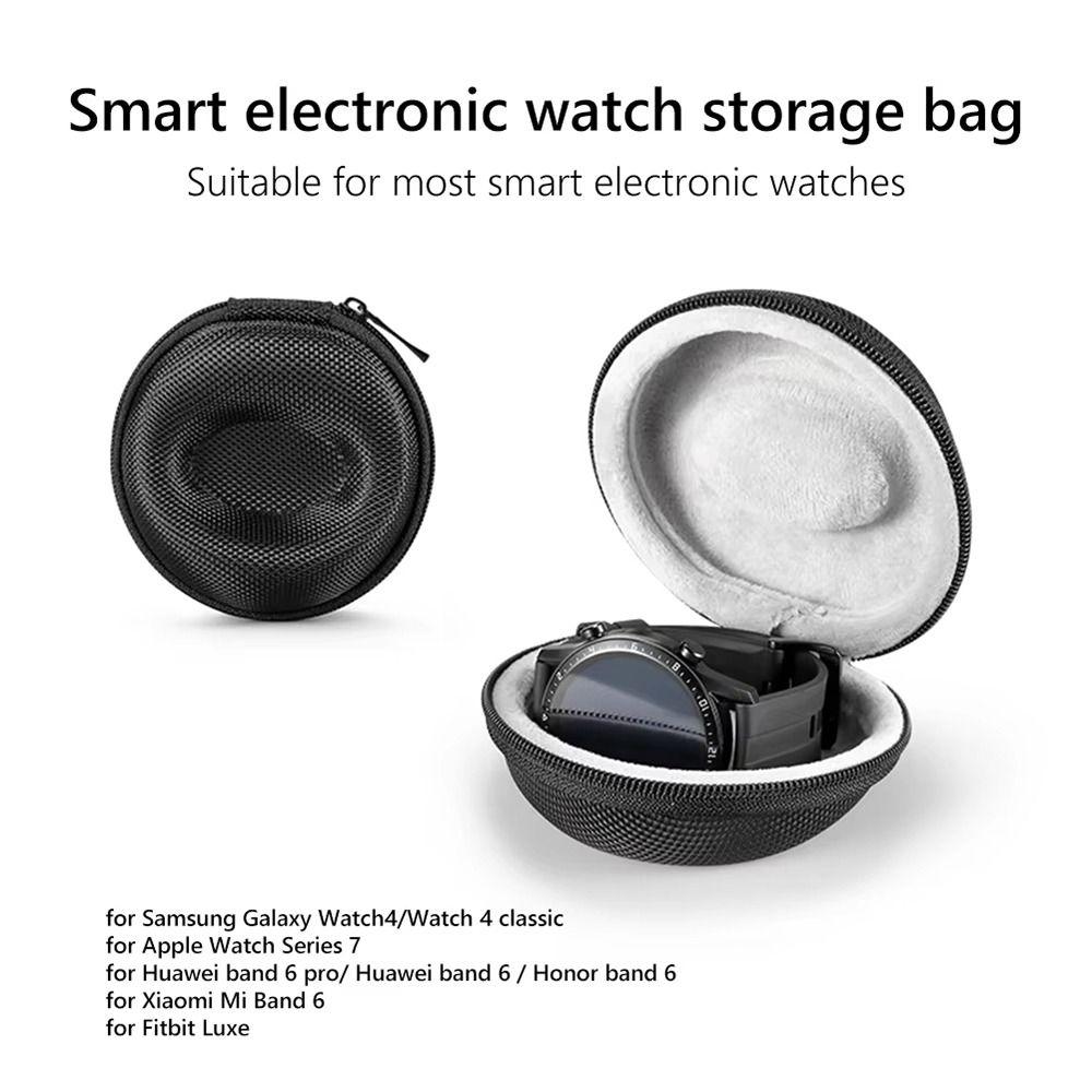 1 шт. Черный дорожный чехол для часов, держатель для часов, сумка из ЭВА для смарт-часов, контейнер на молнии