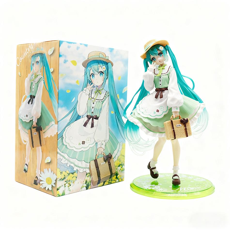Figure Original Taito Fashion Hatsune Miku Country Anime Figure Toys Action Figurine Pvc Model Collection Doll Birthday Gifts