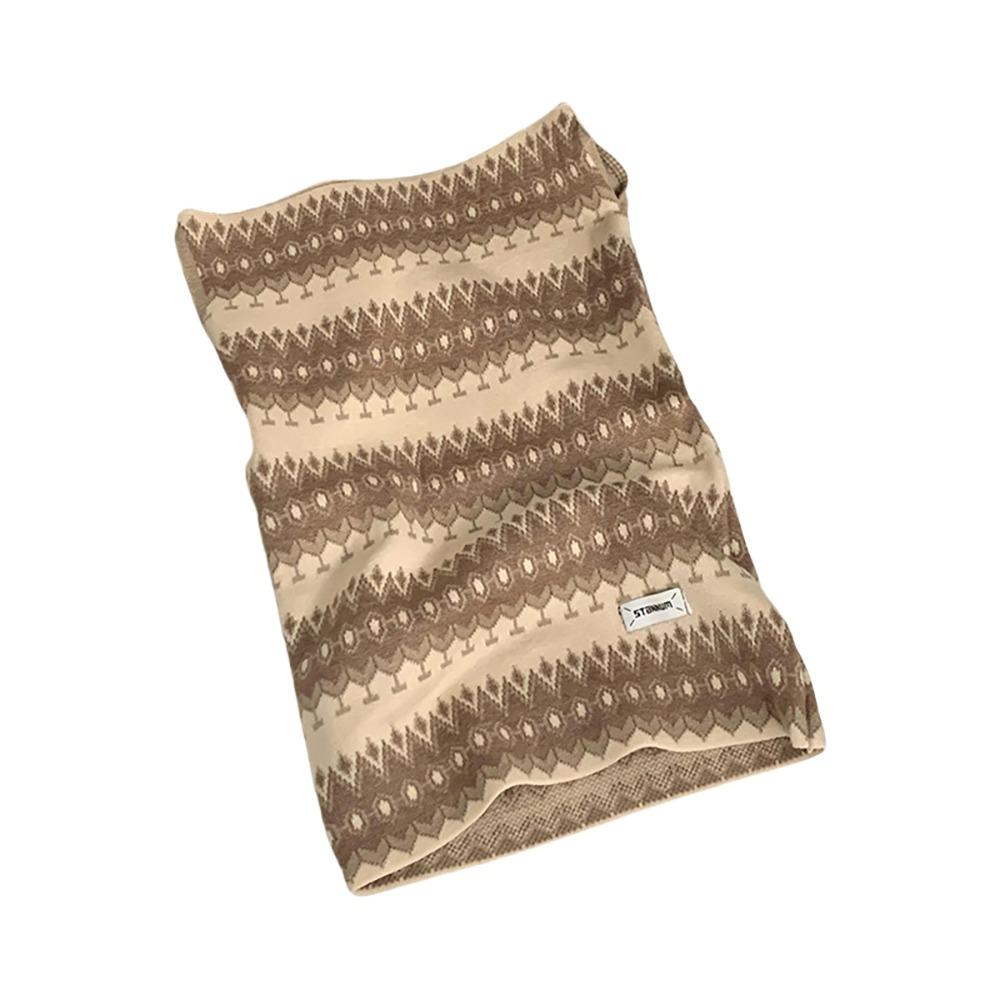 Flower Earhook Neck Warmer Leopard Print Pullover Cap Sacrf Winter Cycling Thermal Mask Male
