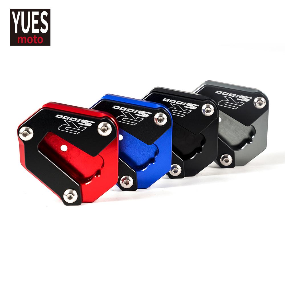 Motorcycle Accessories Side Stand Extension Plate Kickstand Foot Enlarger For BMW S1000 R 2017