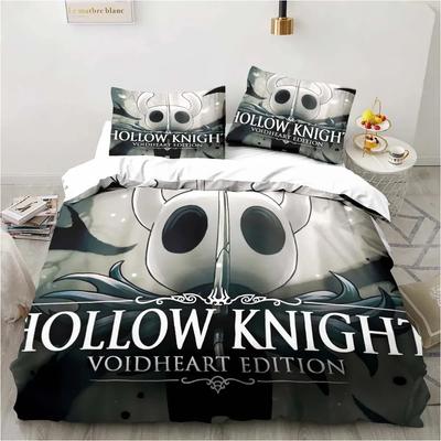 2026 Набор постельного белья Hollow-Knight Комплект пододеяльника Односпальный Twin Full Double Queen King Размер Без наполнителя Подарок на день рождения Для декора дома