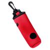 Lunari Golf Ball Case for 3 Ball Holder Tee Case Lightweight with Carabiner Golf Equipment Ball Holder Red (Red)
