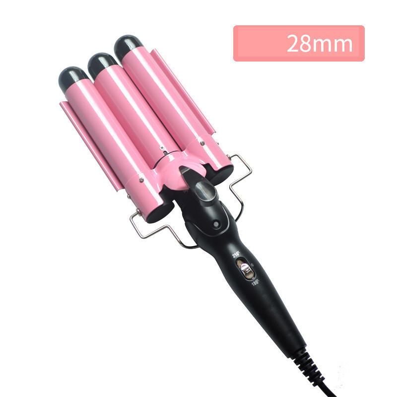 Керамический 3-ствольный плойка-волна для волос из парикмахерской. Получите идеальные локоны за считанные минуты.