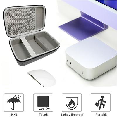 Сумка EVA для Mac Mini M4 Мышь Кабель питания Водонепроницаемый Жесткий Чехол для Настольного Компьютера Mac Mini с Чипом M4 Ударопрочный Защитный Чехол